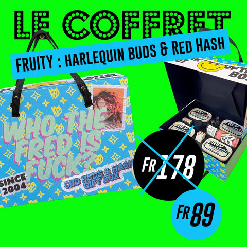 Le coffret CBD: incl. 4 Harlequin buds and 4 Red hash