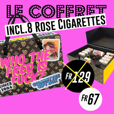 Le coffret Cigarettes: incl. 8 packs of Roses