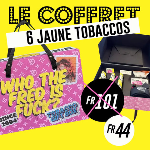 Le coffret Tobacco: incl. 6 pouches of Jaune