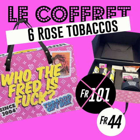 Le coffret Tobbaco: incl. 6 pouches of Rose